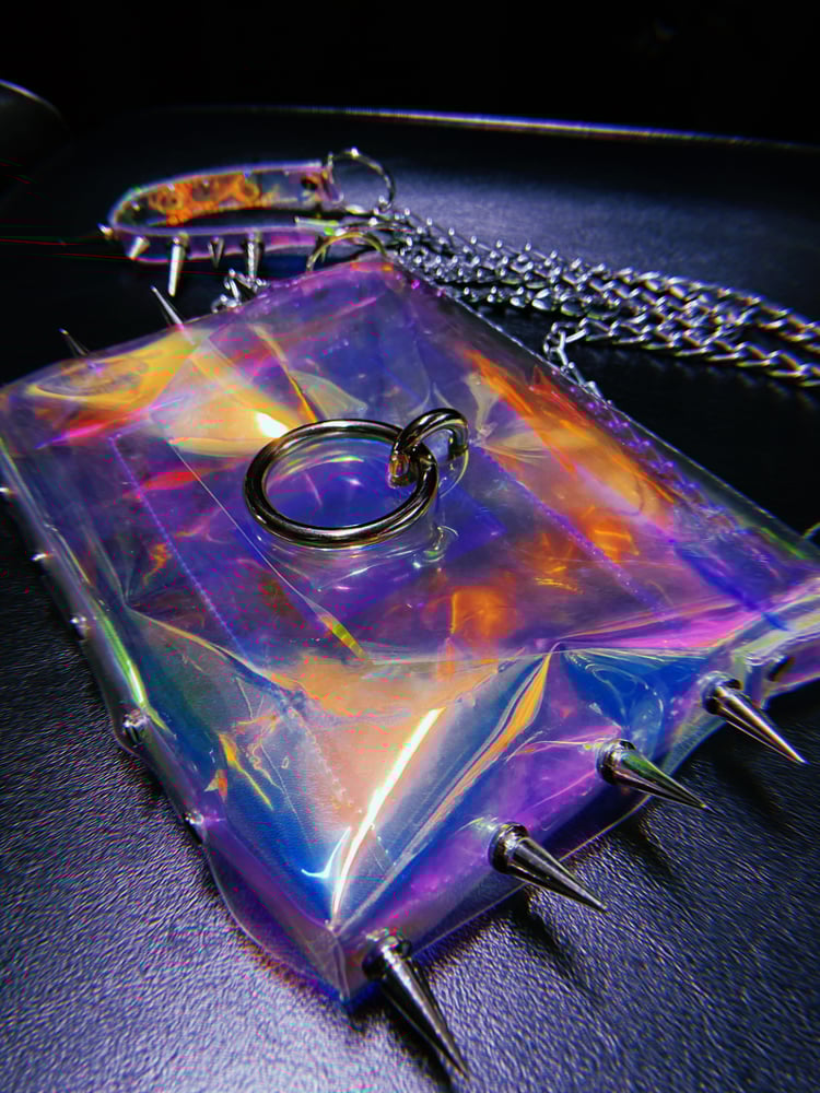 Image of HOLO SPIKE HANDBAG BAG