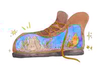Mouse in Boots SIGNED PRINT