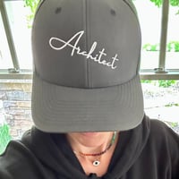 Image 1 of Architect Embroidered Retro Trucker Cap