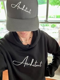 Image 2 of Architect Embroidered Retro Trucker Cap