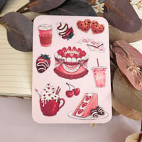 Coffee Shop Romance - Sticker Sheet