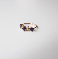 Image 2 of Odette 3 Stone Sapphire Ring