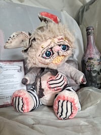 Image 3 of Nugget Creepy Plush Horror Bear Fully Jointed