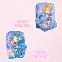 Image of SLEEPING CHIBI STICKERS