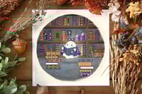 Image 2 of Bookworm Ghostie - Art Print
