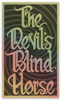 TDBH Holographic Hypnotizing Wheel Vertical Logo Sticker