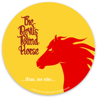 TDBH "...Alas, we ride..." Cover Art Sticker