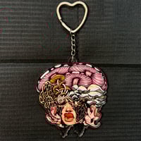 Hongos mujer keychain