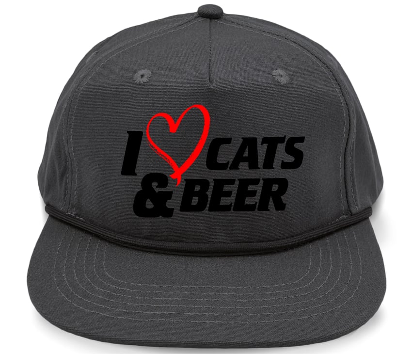 Image of CBJ - Cats & Beer Goat Rope Cap