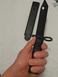 Image 2 of Plastic M4 Bayonet with Scabbard Dummy Martial Arts Exercises Trainer Toy