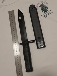 Image 1 of Plastic M4 Bayonet with Scabbard Dummy Martial Arts Exercises Trainer Toy