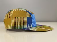 Image 3 of Water Kente Cloth Long Bill Hat