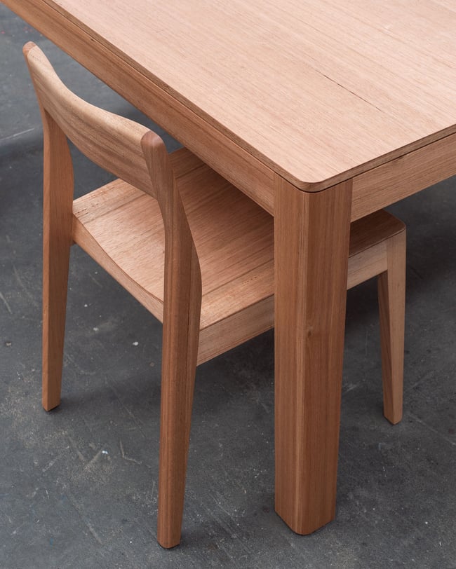 PRUE V2 DINING TABLE IN TASMANIAN OAK