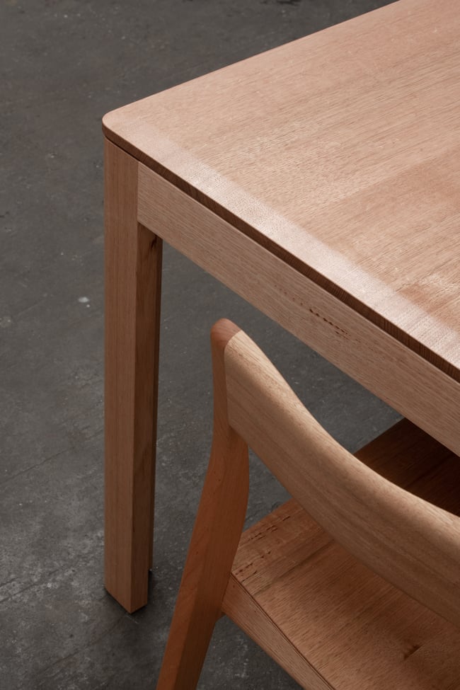 PRUE V2 DINING TABLE IN TASMANIAN OAK
