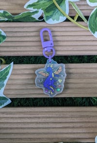 Image 1 of Dragon Holographic Keychain