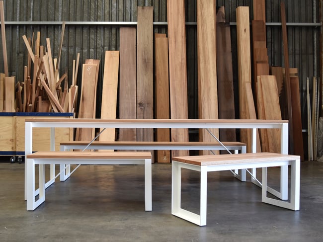 ERIN OUTDOOR TABLE AND BENCHES