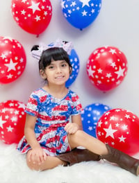 Image 5 of Usa party top and bummie set handmade 