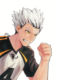 [ HAIKYUU!! ] Bokuto Postcard Print