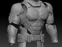 Image 5 of 【Pre order】NWNP studio 1/12 solo batman armor fit for mezco JL batman 