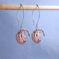 Image 1 of Long Kowhai Coin Earrings *Made To Order*