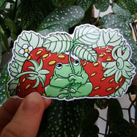 Strawberry Frog Sticker