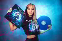 "POWERLORDS" SIGNED BLUE MARBLED VINYL