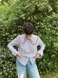 Image 2 of Camicia #34 righe blu e rosse