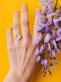 Image 1 of Silver Filigree Round Rings