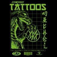 Image 2 of Most Wanted Tattoos Shirt "JPN GLOW IN THE DARK"