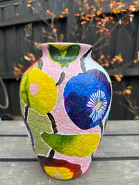 Image 1 of Cover Me in Sunshine Handpainted Vase 