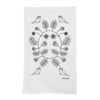 Image 1 of Tea towel Blåmes white