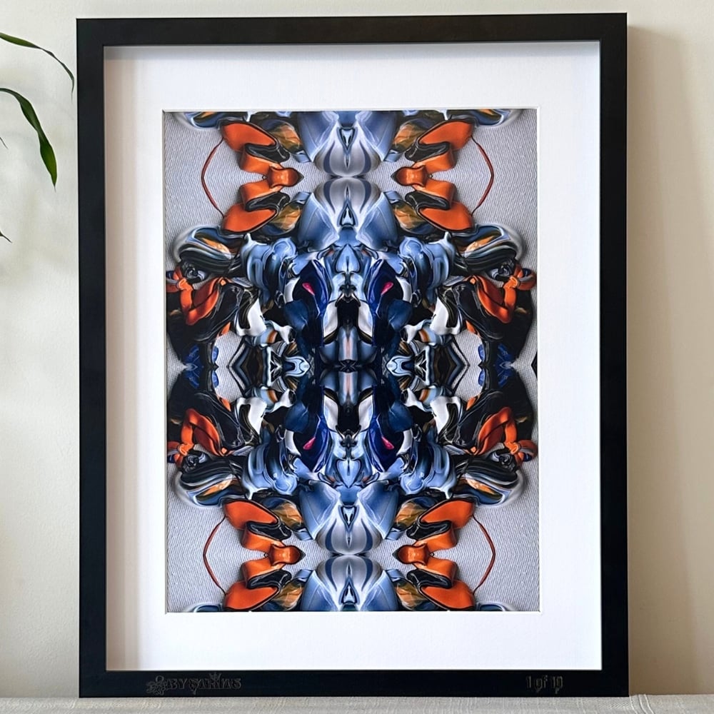 Image of imited Run Design By Strats A3 Art Print with laser engraved frame #003