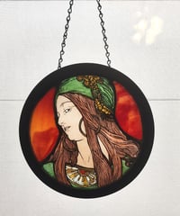 Image 1 of Lady after Alphonse Mucha nr 2