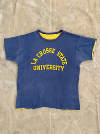 Image 2 of 60s CHAMPION LA CROSSE STATE UNIVERSITY REVERSIBLE T-SHIRT