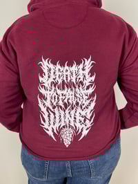 Image 3 of BoG Women's Laguna Sueded Raw Edge Crop Hoodie