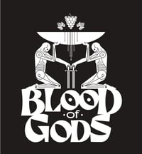 Image 3 of Maroon Blood Of Gods Logo Zip-Up Hoodie