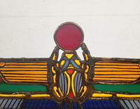 Image 4 of Winged scarab stained glass