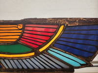 Image 2 of Winged scarab stained glass