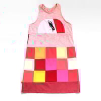 Image 5 of cicada adult xs extra small patchwork courtneycourtney racerback tank sleeveless dress