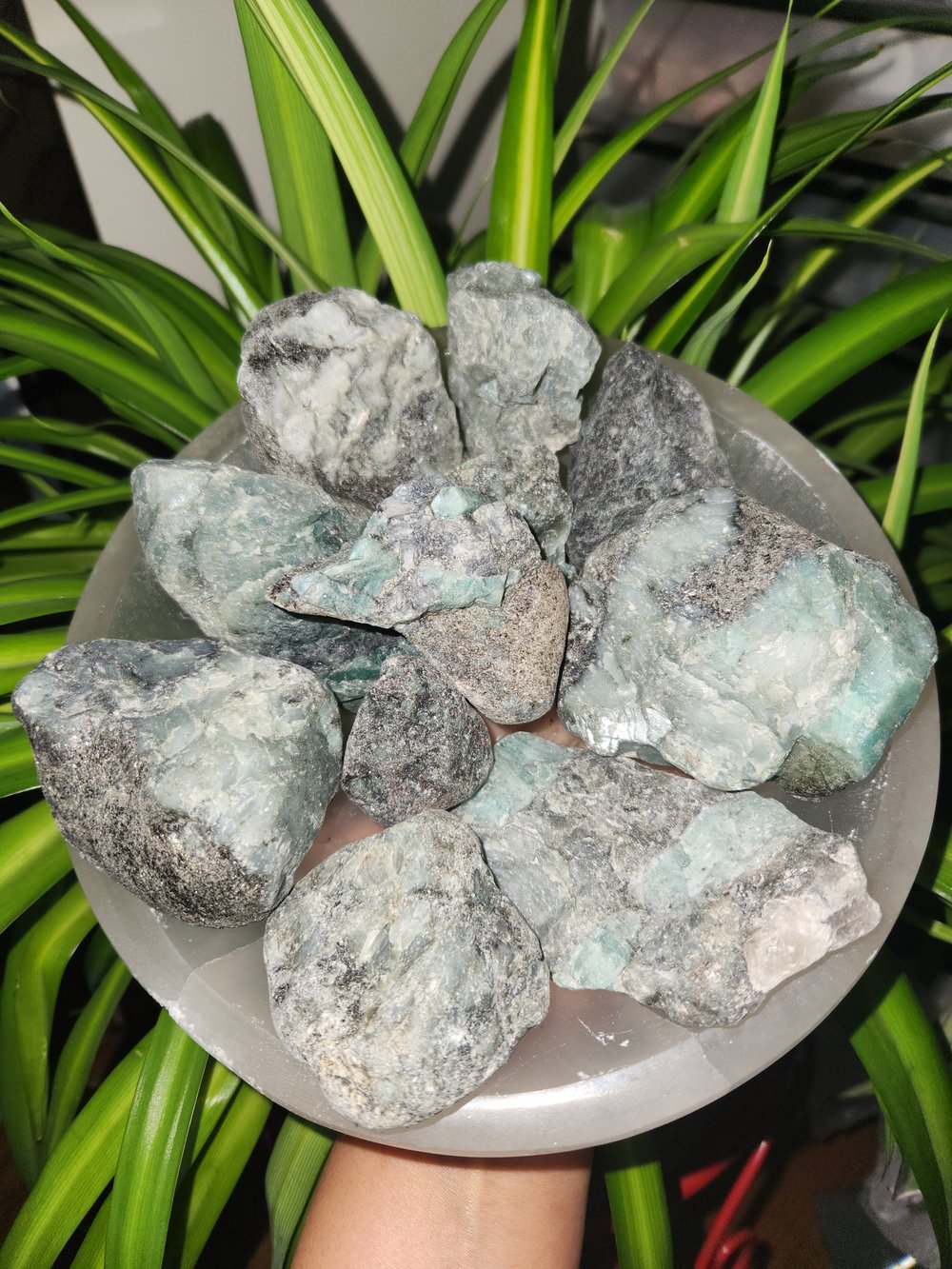 Image of Stone of the Month - Rough Emerald Next ^