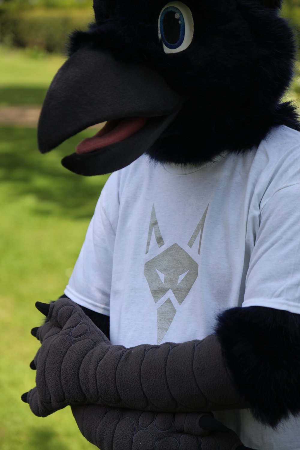 Metallic Silver Logo T-Shirt