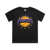 Image 1 of FUNKERS - HOOD CHAMPS - KIDS & YOUTH - BLACK TEE