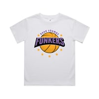 Image 1 of FUNKERS - HOOD CHAMPS - KIDS & YOUTH - WHITE TEE