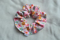 Image 2 of Bright Pastel Florals Scrunchie