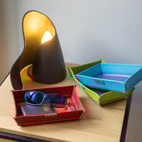 Image 1 of Vaciabolsillos rojo y naranja