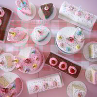 Image 5 of Pink Funfetti Cake mixed media sculpture 