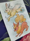 Image 2 of Jolteon & Flareon A6 laminated print