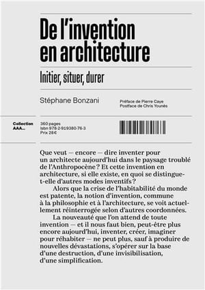 DE L'INVENTION EN ARCHITECTURE