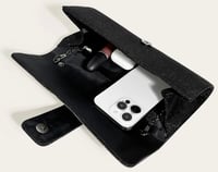 Image 3 of Black and Silver Clutch Bag