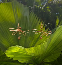 Image 1 of dragonfly earrings ᖭི༏ᖫྀ𓇢𓆸✧˖°